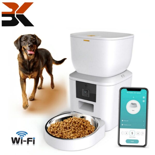 غذاخوری هوشمند دوربین دار 4 لیتری حیوانات خانگی برند IMMORTAL