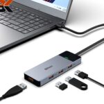 هاب 5 پورت USB-C برند Qhou مدل HB046