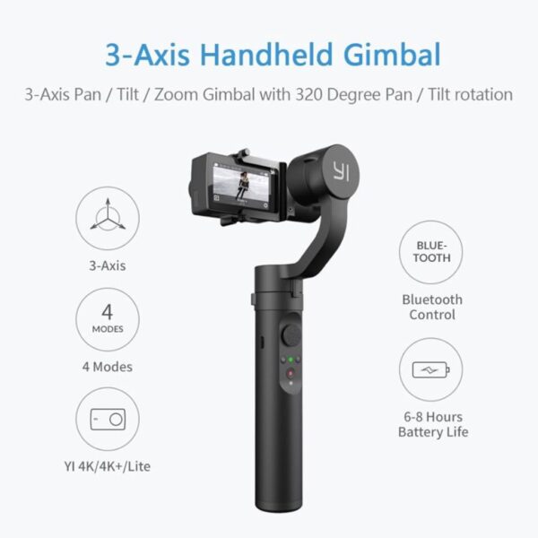 گیمبال و لرزشگیر دوربین اکشن ورزشی برند YI Action Gimbal - Image 2