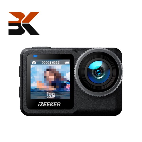 دوربین اکشن ورزشی 4K ضدآب وایفا دار مارک iZEEKER مدل iA400